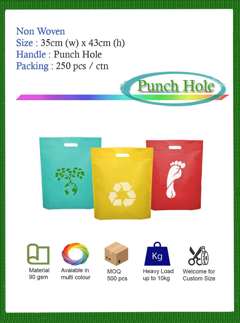 non woven punch hole