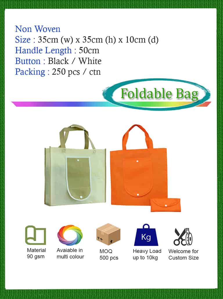 non woven foldable bag